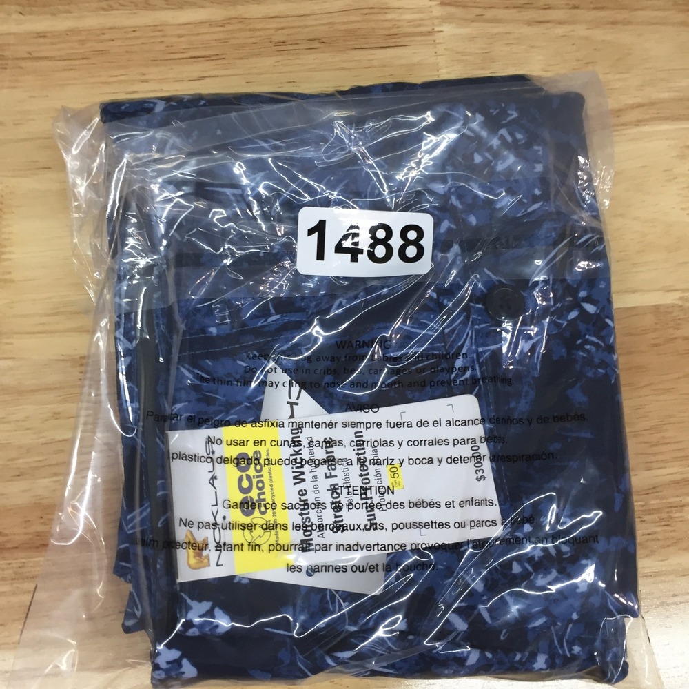 Nicklaus Mens Blue Pineapple Print Golf Shorts Size 36 Eco Performance Stretch - Picture 13 of 13